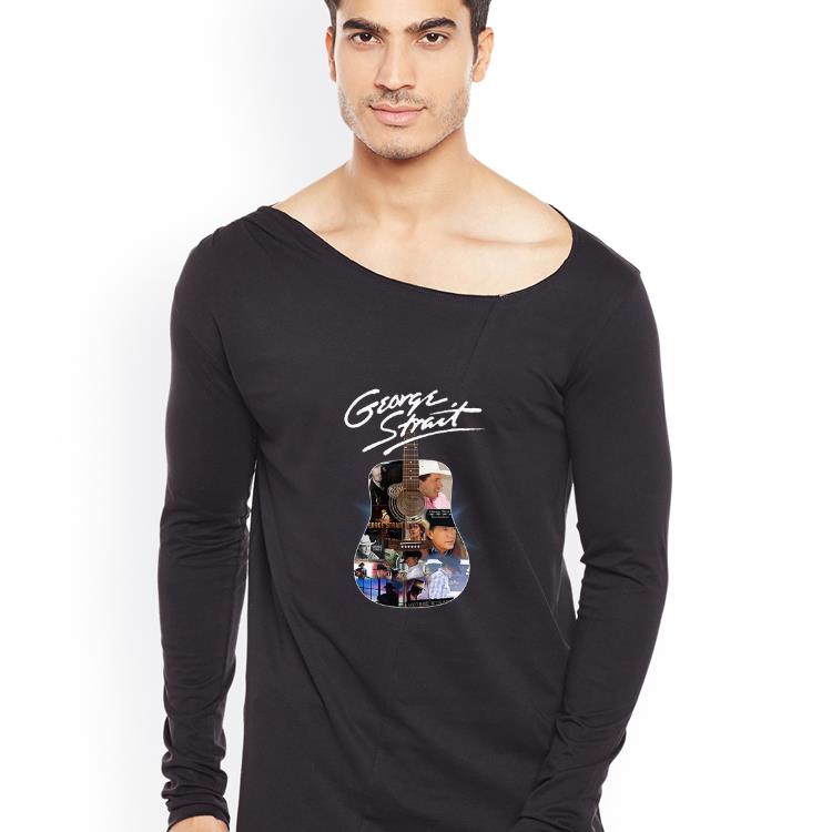 Official George Strait guitar signature shirt 4 - Official George Strait guitar signature shirt