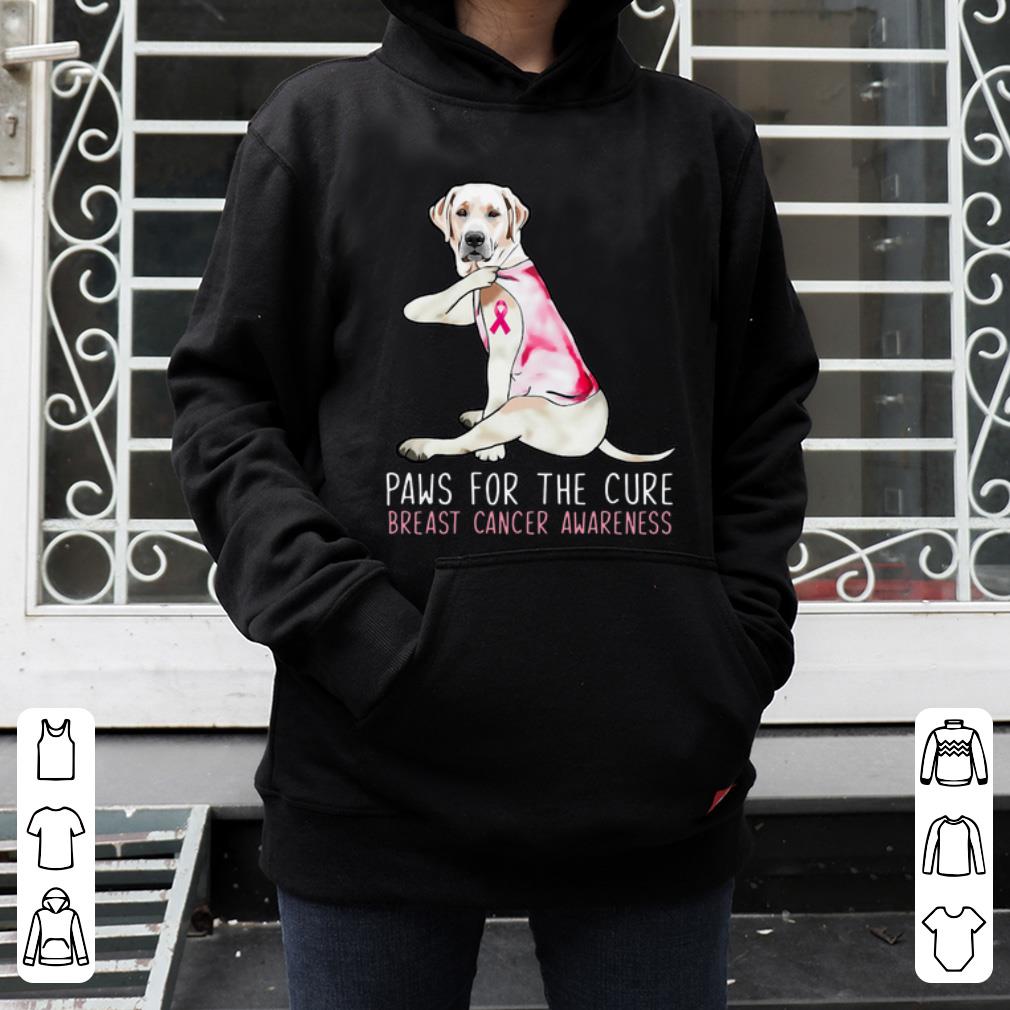 Official Labrador Paws For The Cure Breast Cancer Awareness Pink Ribbon shirt 4 - Official Labrador Paws For The Cure Breast Cancer Awareness Pink Ribbon shirt