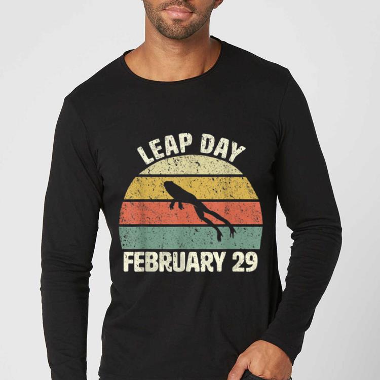 Official Leap Day Frog February 29 Vintage shirt 4 - Official Leap Day Frog February 29 Vintage shirt