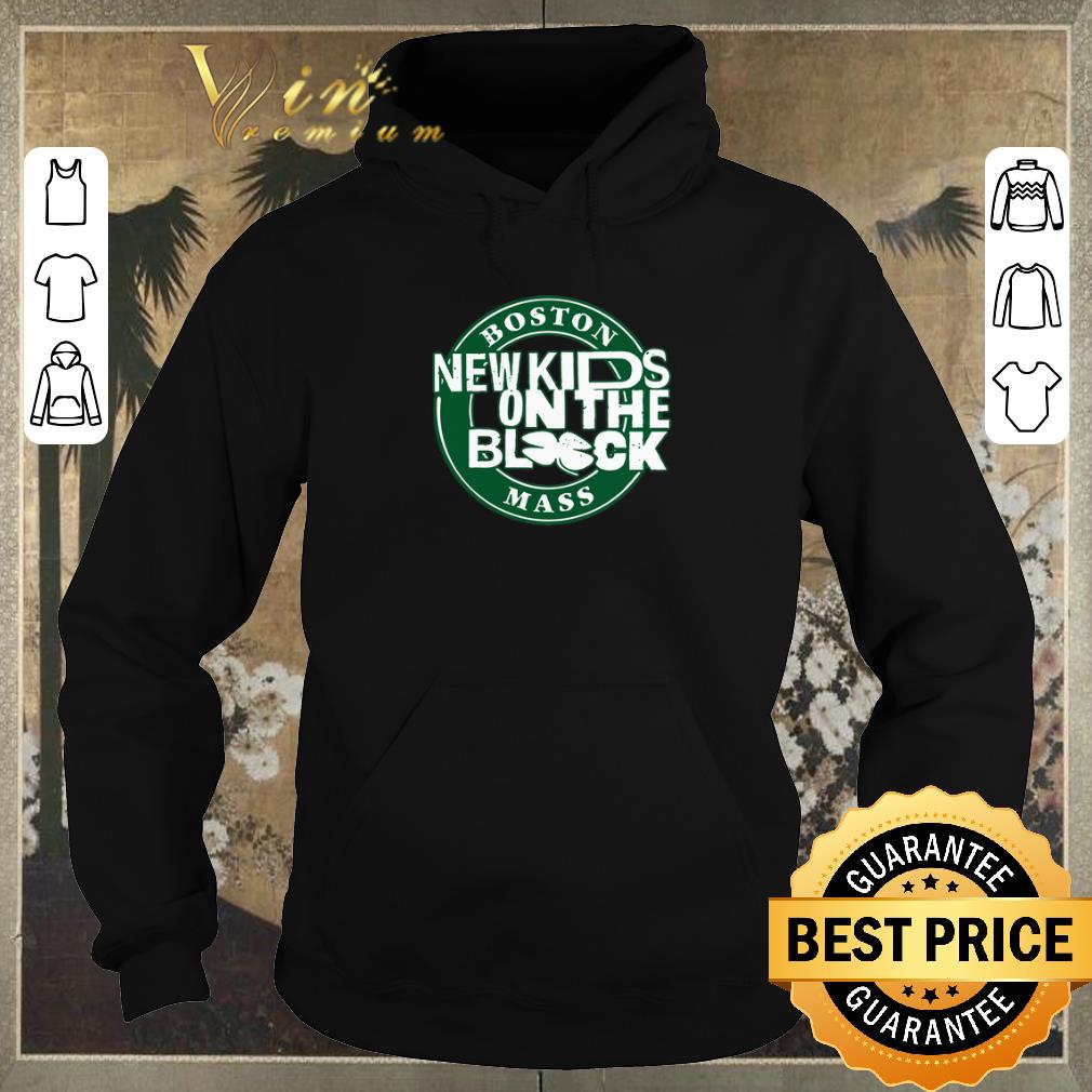 Official New Kids On The Block Boston Mashup Starbucks Logo shirt sweater 4 - Official New Kids On The Block Boston Mashup Starbucks Logo shirt sweater