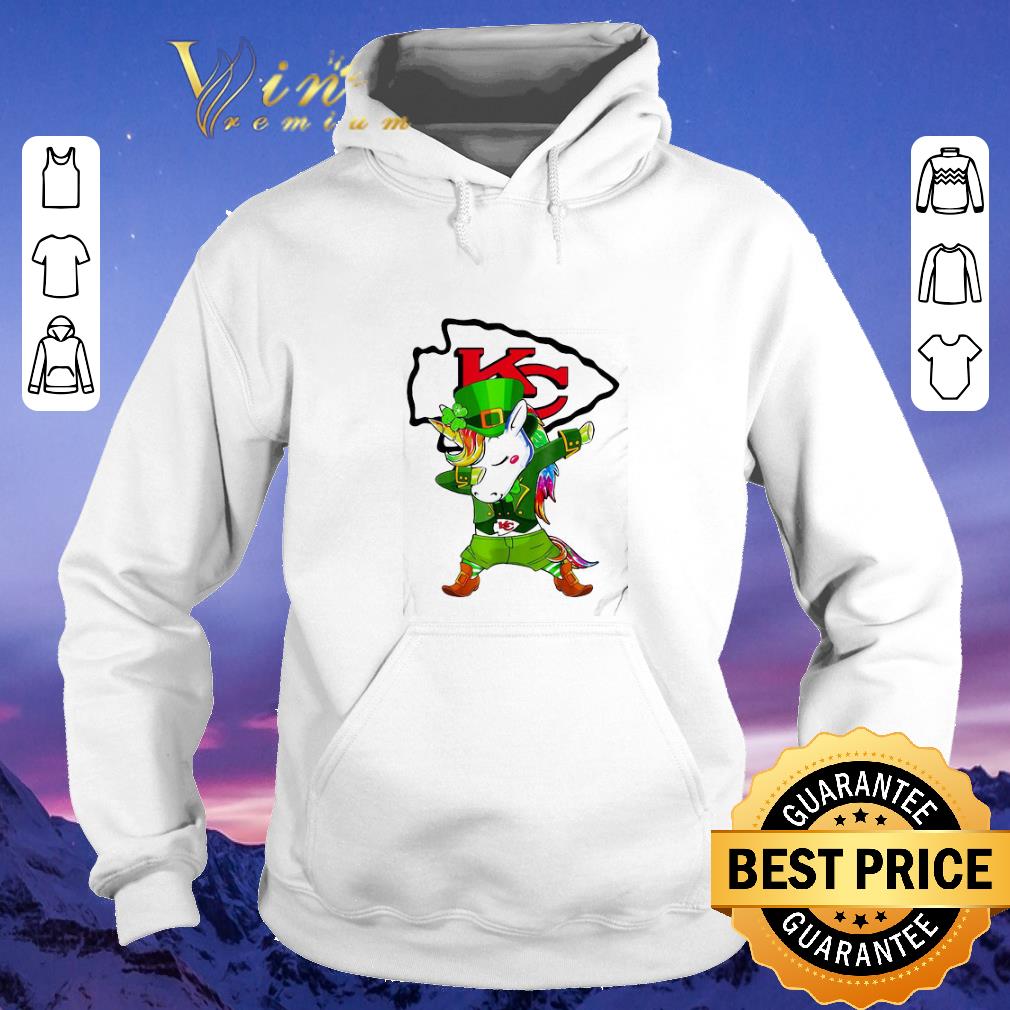 Official St Patrick s Day Unicorn Dabbing Kansas City Chief shirt sweater 4 - Official St Patrick’s Day Unicorn Dabbing Kansas City Chief shirt sweater