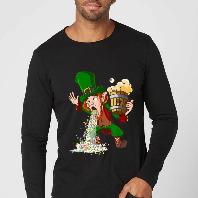Official St Patricks Day Drunk Leprechaun Puking Drinking Irish shirt 4 - Official St Patricks Day Drunk Leprechaun Puking Drinking Irish shirt