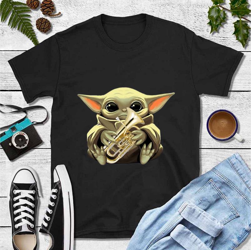 Original Baby Yoda Hug Euphonium shirt 4 - Original Baby Yoda Hug Euphonium shirt