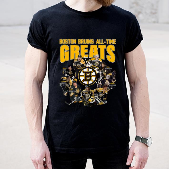 Original Boston Bruins all time greats legend signatures shirt 4 - Original Boston Bruins all time greats legend signatures shirt