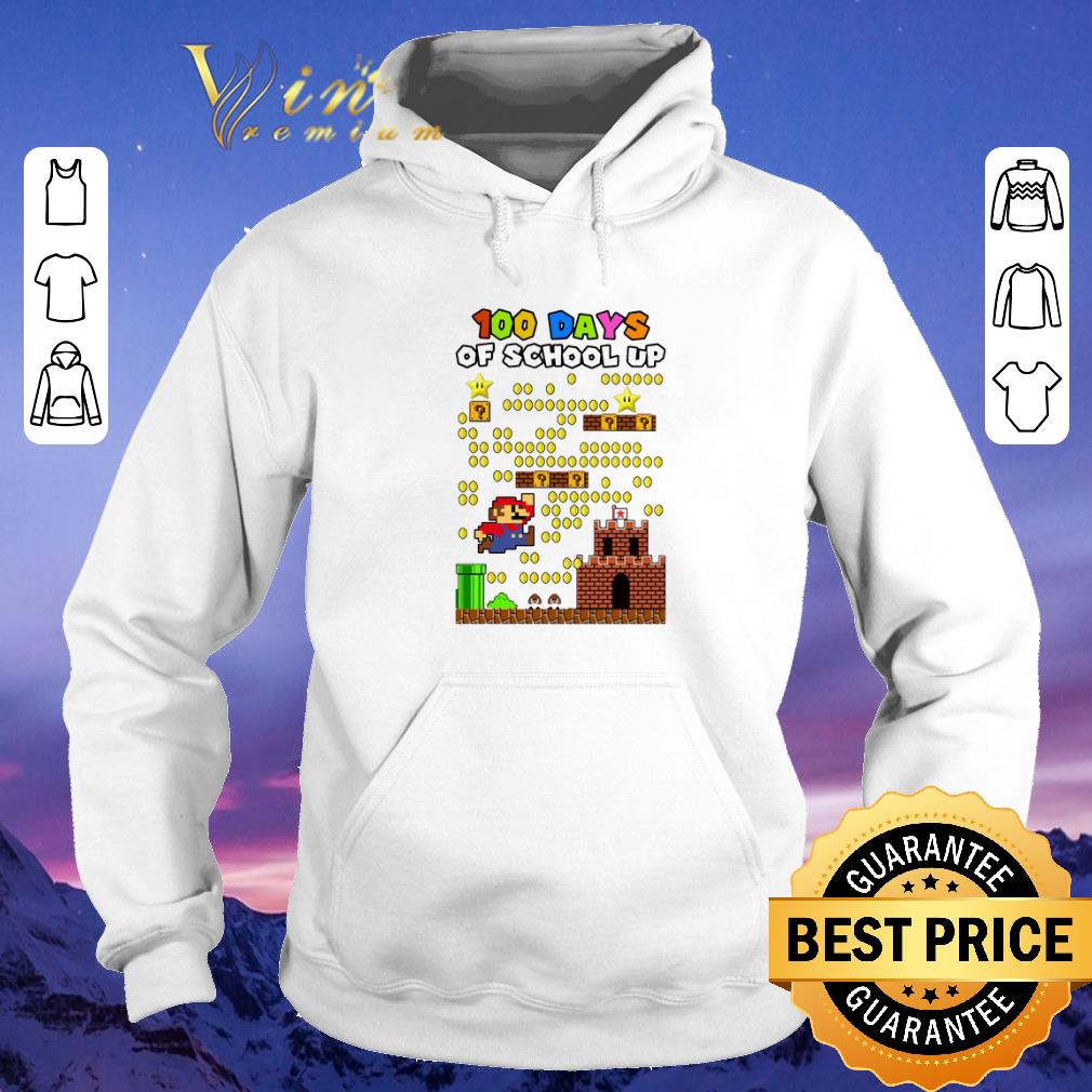 Original Super Mario 100 days of school up shirt sweater 4 - Original Super Mario 100 days of school up shirt sweater