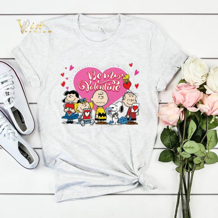 Peanuts characters Be my Valentine Snoopy Charlie Brown shirt sweater 4 - Peanuts characters Be my Valentine Snoopy Charlie Brown shirt sweater