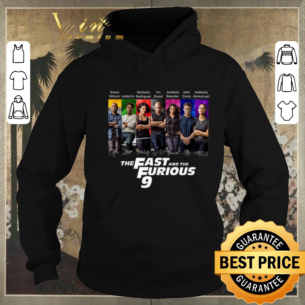 Premium All character signatures The Fast And The Furious 9 shirt sweater 4 - Premium All character signatures The Fast And The Furious 9 shirt sweater