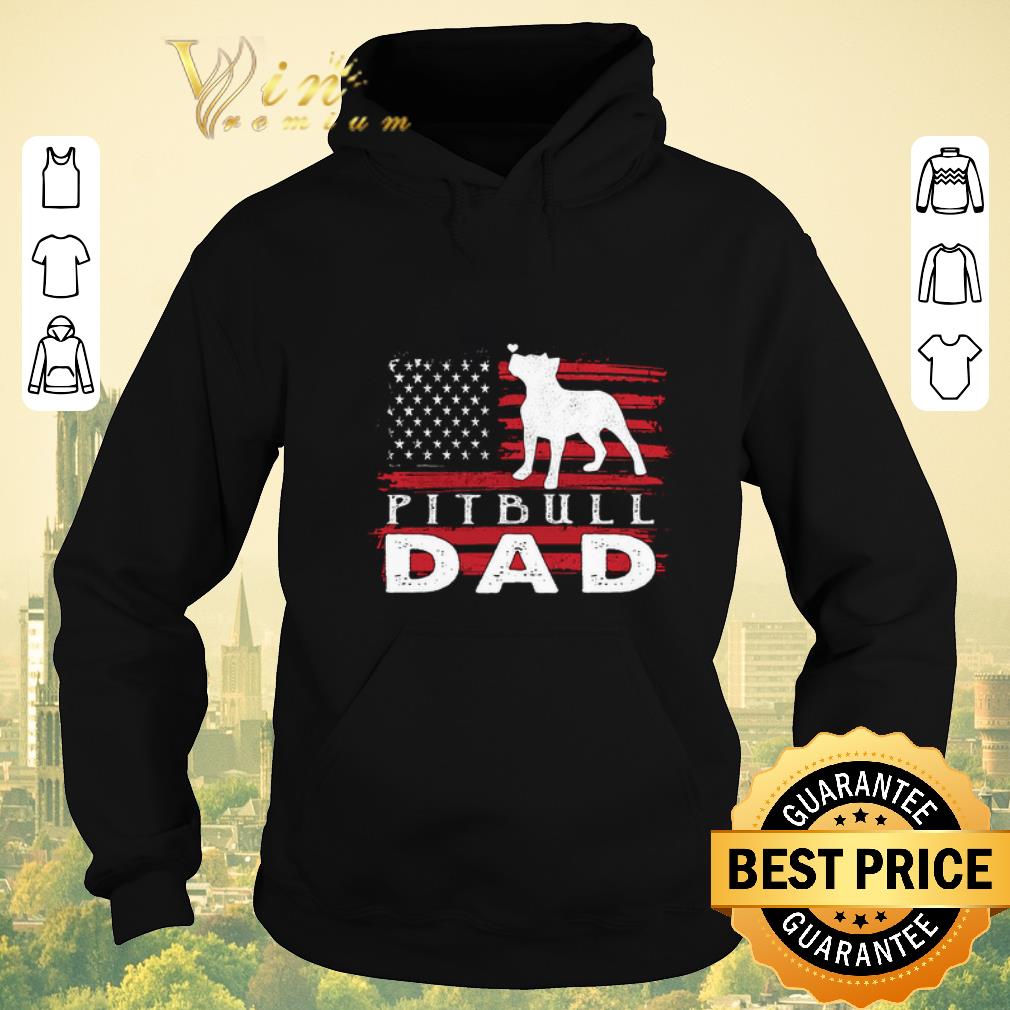 Premium American flag Pitbull Dad shirt sweater 4 - Premium American flag Pitbull Dad shirt sweater