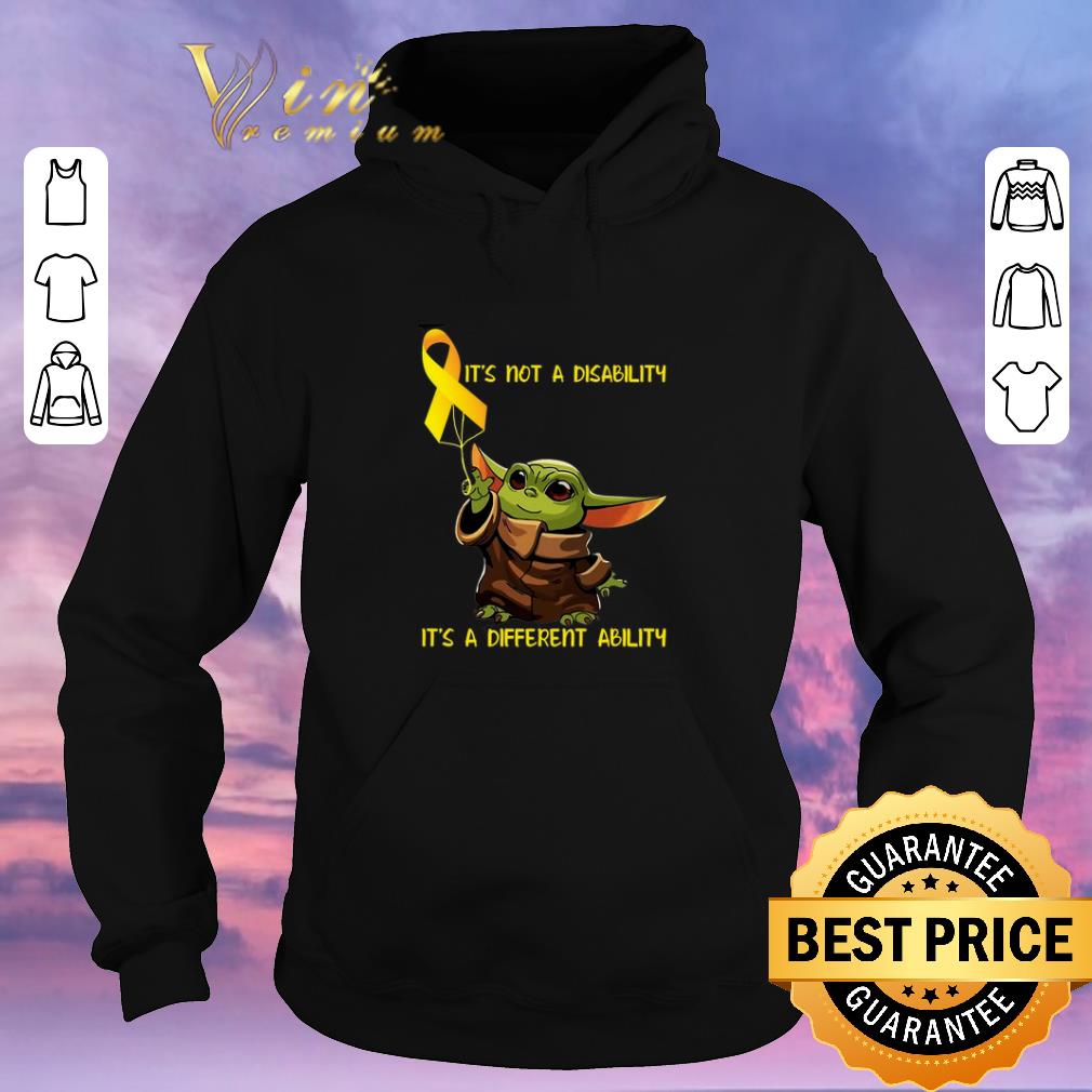 Premium Baby Yoda Breast cancer it s not a disability different abilty shirt sweater 4 - Premium Baby Yoda Breast cancer it's not a disability different abilty shirt sweater