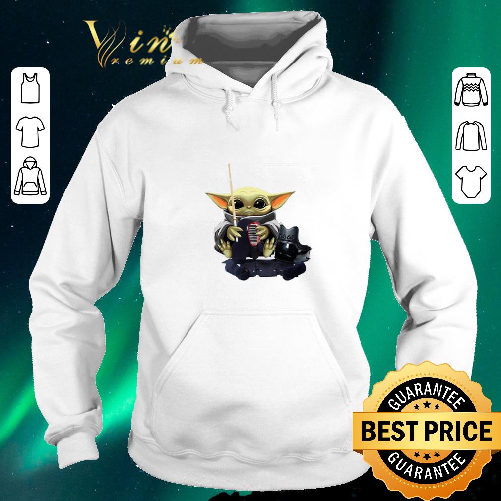 Premium Baby Yoda hug Fencing Star Wars shirt sweater 4 - Premium Baby Yoda hug Fencing Star Wars shirt sweater