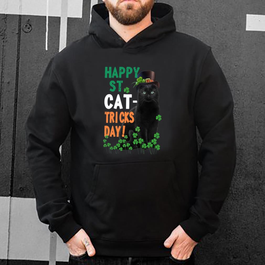 Premium Black Cat happy St Patrick s Day shirt 4 - Premium Black Cat happy St.Patrick's Day shirt
