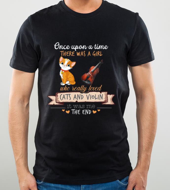 Premium Once upon a time there was a girl who really loved cats and violin shirt 4 - Premium Once upon a time there was a girl who really loved cats and violin shirt