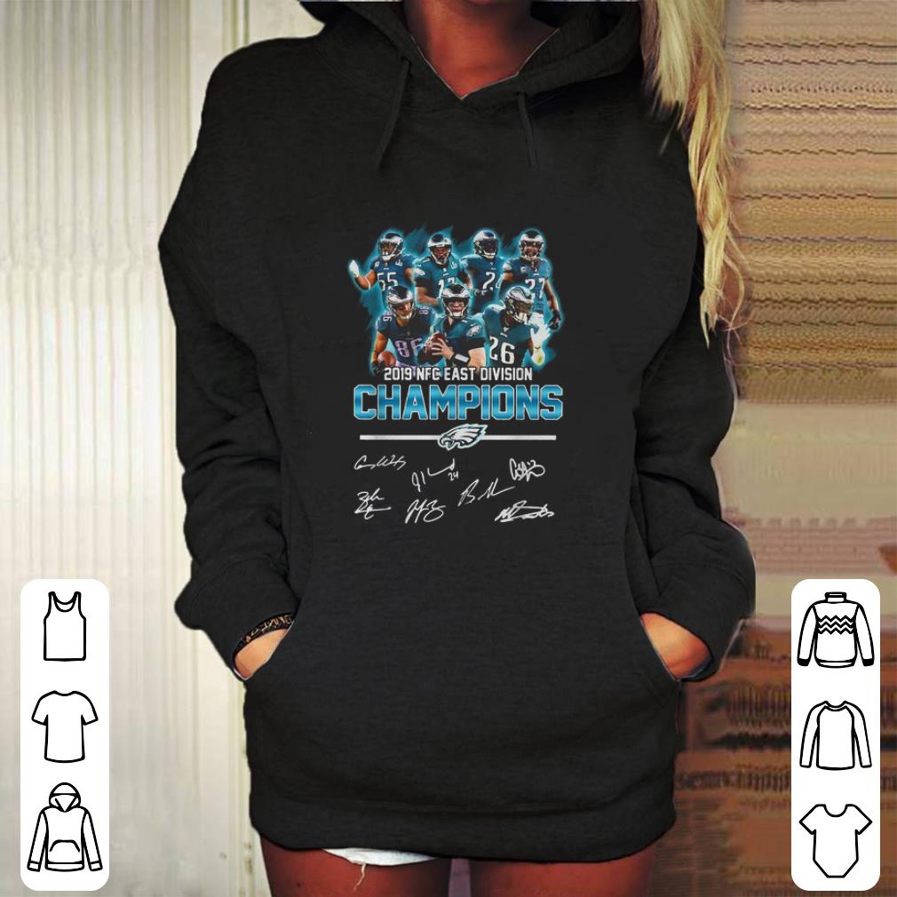 Premium Philadelphia Eagles 2019 NFC East Division champions signatures shirt Premium Philadelphia Eagles 2019 NFC East Division champions signatures shirt 4 - Premium Philadelphia Eagles 2019 NFC East Division champions signatures shirt