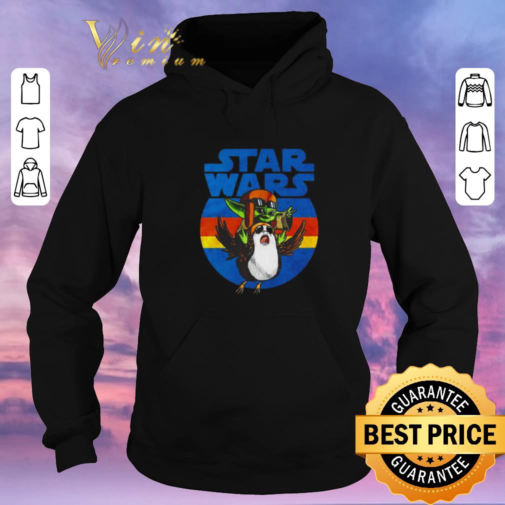 Premium Star Wars Baby Yoda and Sad Porg vintage shirt sweater 4 - Premium Star Wars Baby Yoda and Sad Porg vintage shirt sweater