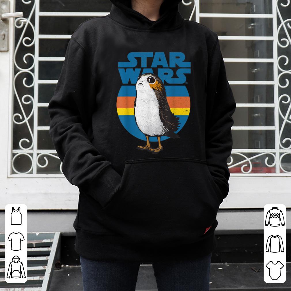 Premium Star Wars Last Jedi Porg Stripes Logo shirt 4 - Premium Star Wars Last Jedi Porg Stripes Logo shirt