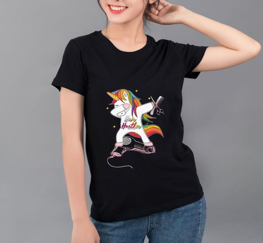 Premium Unicorn Dabbing Hair Hustler shirt 4 - Premium Unicorn Dabbing Hair Hustler shirt