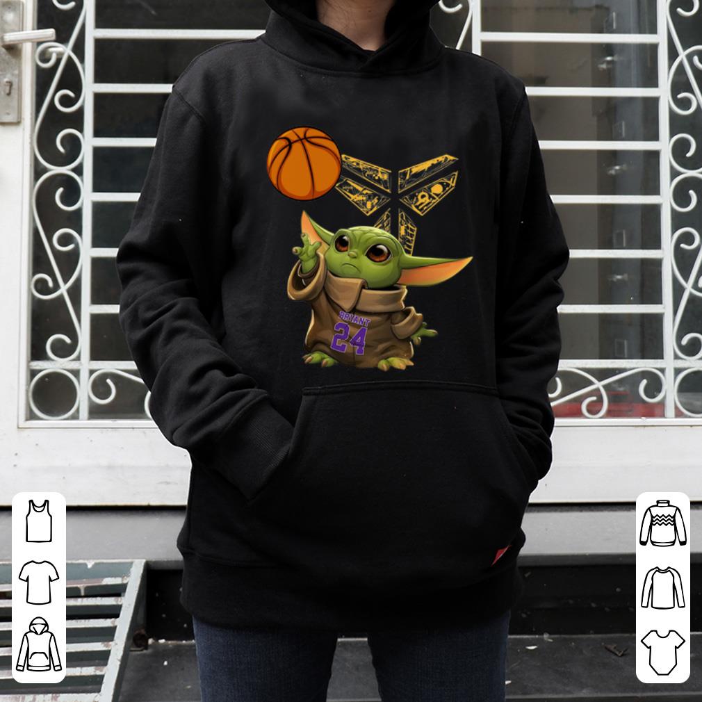 Pretty Baby Yoda Kobe Bryant Black Mamba Basketball shirt 4 - Pretty Baby Yoda Kobe Bryant Black Mamba Basketball shirt