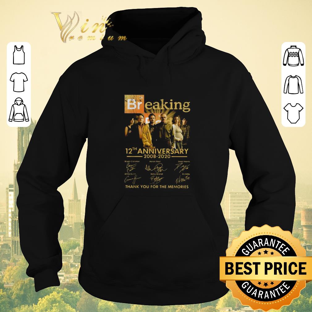 Pretty Breaking Bad 12th anniversary 2008 2020 thank memories signature shirt sweater Pretty Breaking Bad 12th anniversary 2008 2020 thank memories signature shirt sweater 4 - Pretty Breaking Bad 12th anniversary 2008 2020 thank memories signature shirt sweater