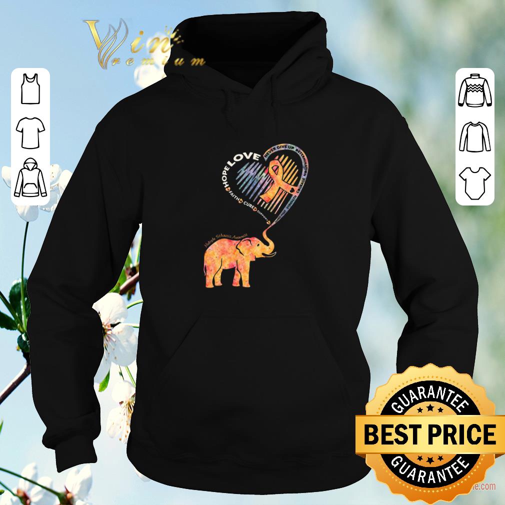 Pretty Elephant Multiple Sclerosis Awareness hope love never give up shirt Pretty Elephant Multiple Sclerosis Awareness hope love never give up shirt 4 - Pretty Elephant Multiple Sclerosis Awareness hope love never give up shirt