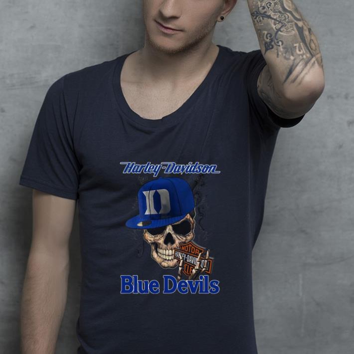 Pretty Harley Davidson Blue Devils shirt 4 - Pretty Harley Davidson Blue Devils shirt