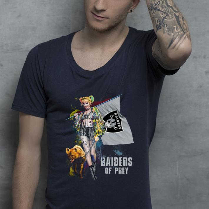 Pretty Harley Quinn Oakland Raiders Of Prey shirt 4 - Pretty Harley Quinn Oakland Raiders Of Prey shirt