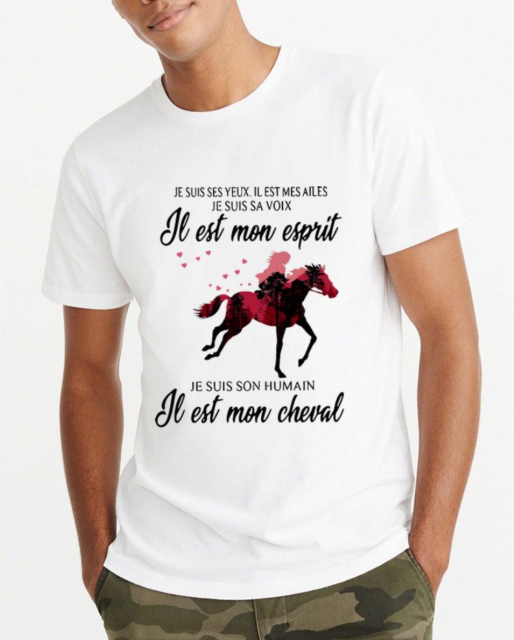 Pretty Je Suis Ses Yeux Il Est Mes Ailes Je Suis Sa Je Est Mon Cheval shirt 4 - Pretty Je Suis Ses Yeux Il Est Mes Ailes Je Suis Sa Je Est Mon Cheval shirt