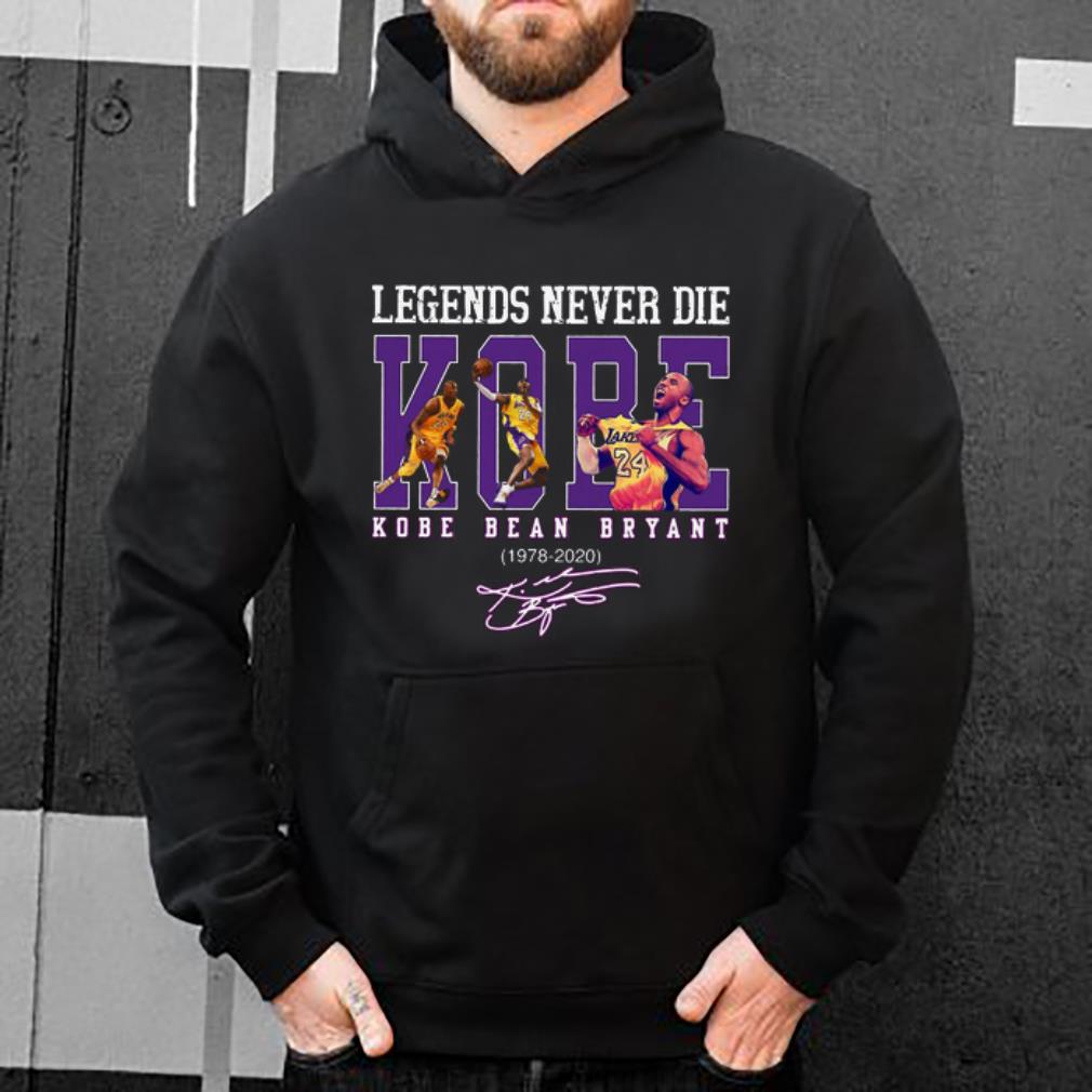 Pretty Legends never die Kobe Bryant 1978 2020 signature shirt 4 - Pretty Legends never die Kobe Bryant 1978 2020 signature shirt
