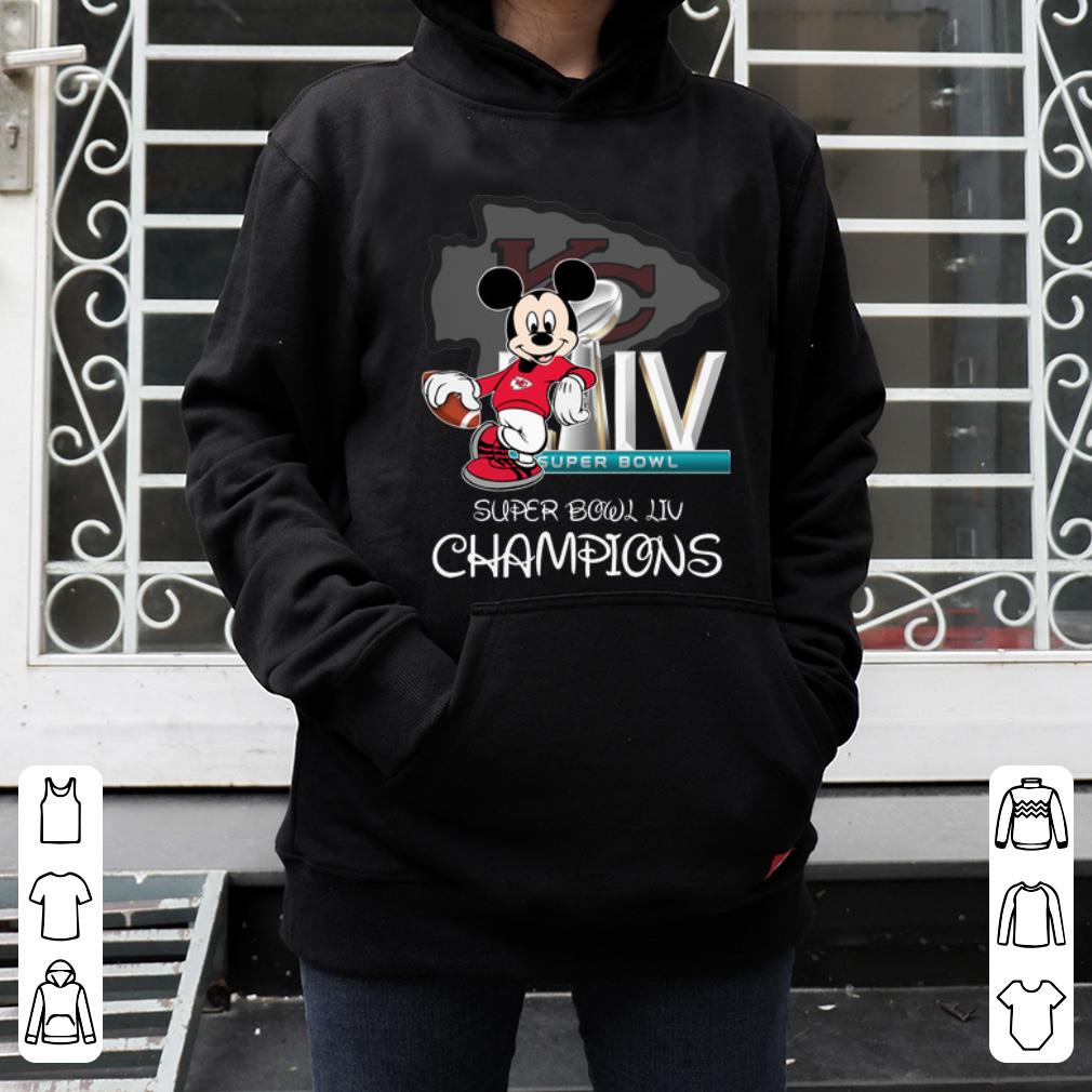 Pretty Mickey Mouse Kansas City Chiefs Super Bowl LIV Champions shirt 4 - Pretty Mickey Mouse Kansas City Chiefs Super Bowl LIV Champions shirt