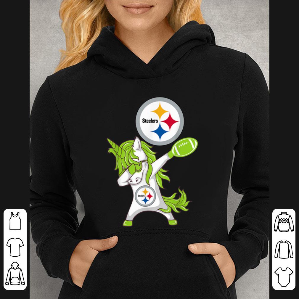 Pretty St Patrick Day Dabbing Unicorn Football pittsburgh steeler shirt 4 - Pretty St Patrick Day Dabbing Unicorn Football pittsburgh-steeler shirt