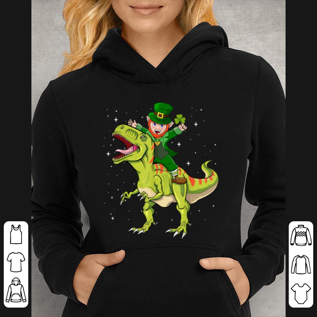Pretty St Patricks Day Leprechaun T Rex Dinosaur Kids shirt 4 - Pretty St Patricks Day Leprechaun T Rex Dinosaur Kids shirt
