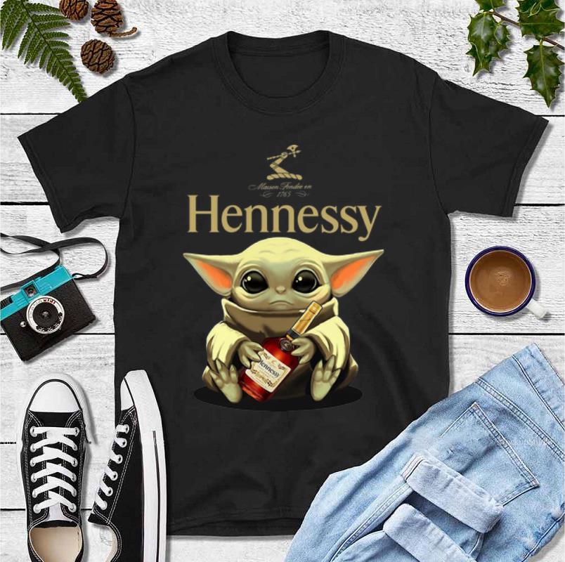Pretty Star Wars Baby Yoda Hug Hennessy shirt 4 - Pretty Star Wars Baby Yoda Hug Hennessy shirt