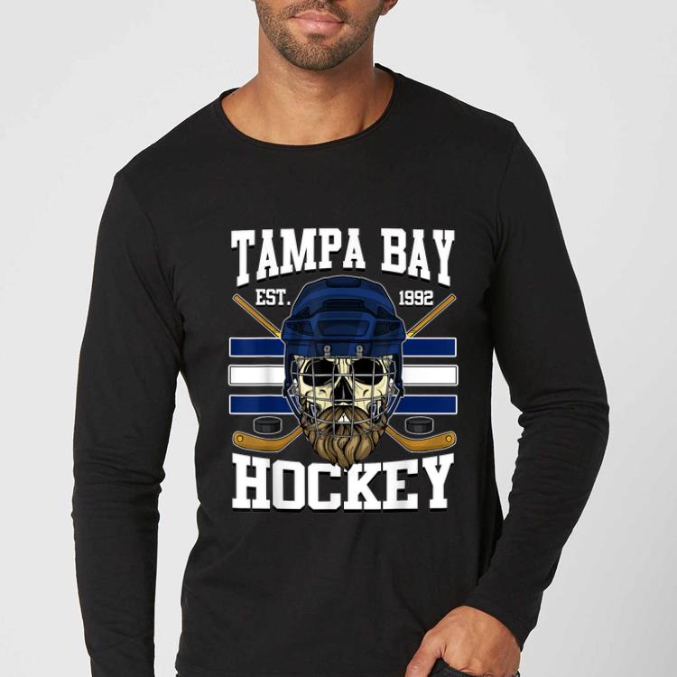 Pretty Tampa Bay Hockey Est 1992 Bearded Skull shirt 4 - Pretty Tampa Bay Hockey Est 1992 Bearded Skull shirt