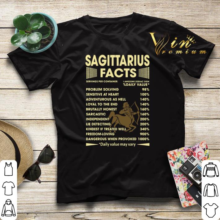 Sagittarius Facts Serving per container Daily Value shirt sweater 4 - Sagittarius Facts Serving per container Daily Value shirt sweater