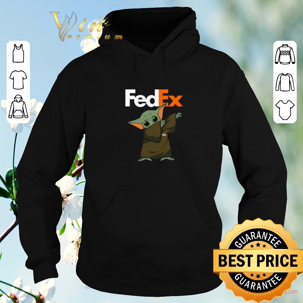 Top Baby Yoda dabbing Fedex Star Wars shirt sweater 4 - Top Baby Yoda dabbing Fedex Star Wars shirt sweater