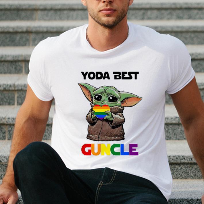 Top Lgbt Baby Yoda Yoda Best Guncle shirt 4 - Top Lgbt Baby Yoda Yoda Best Guncle shirt