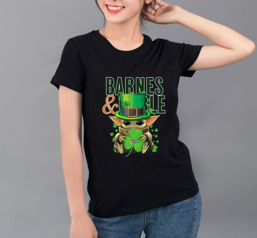 Top Star Wars Baby Yoda Barnes And Noble Shamrock St Patrick s Day shirt 4 1 - Top Star Wars Baby Yoda Barnes And Noble Shamrock St.Patrick’s Day shirt