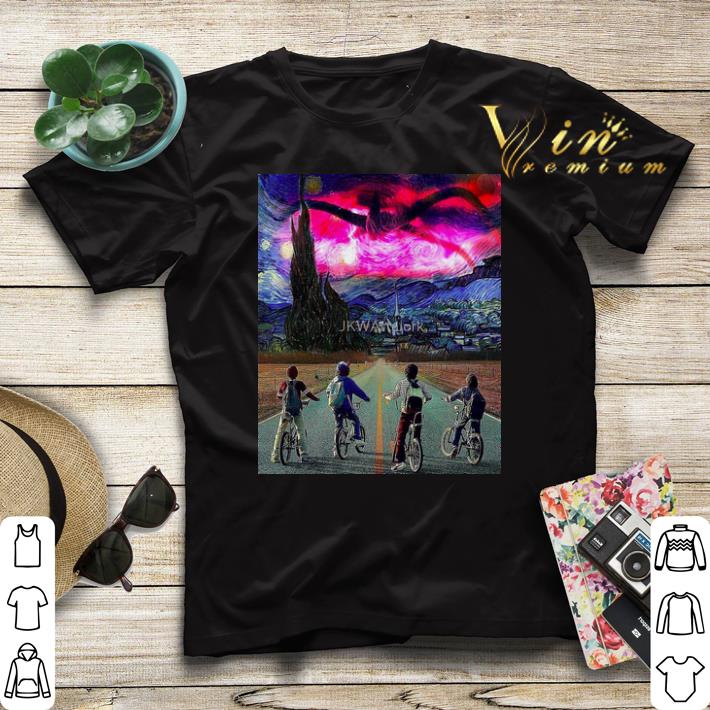 Van Gogh Mashup Stranger Things on a Starry Night shirt sweater Van Gogh Mashup Stranger Things on a Starry Night shirt sweater 4 - Van Gogh Mashup Stranger Things on a Starry Night shirt sweater