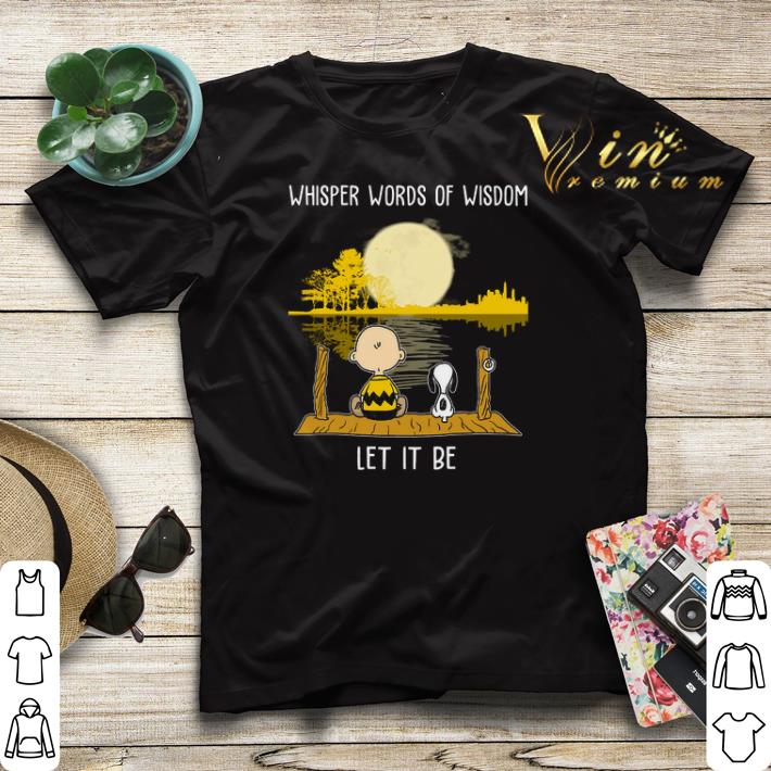 Whisper words of wisdom let it be Charlie Brown and Snoopy shirt sweater 4 - Whisper words of wisdom let it be Charlie Brown and Snoopy shirt sweater