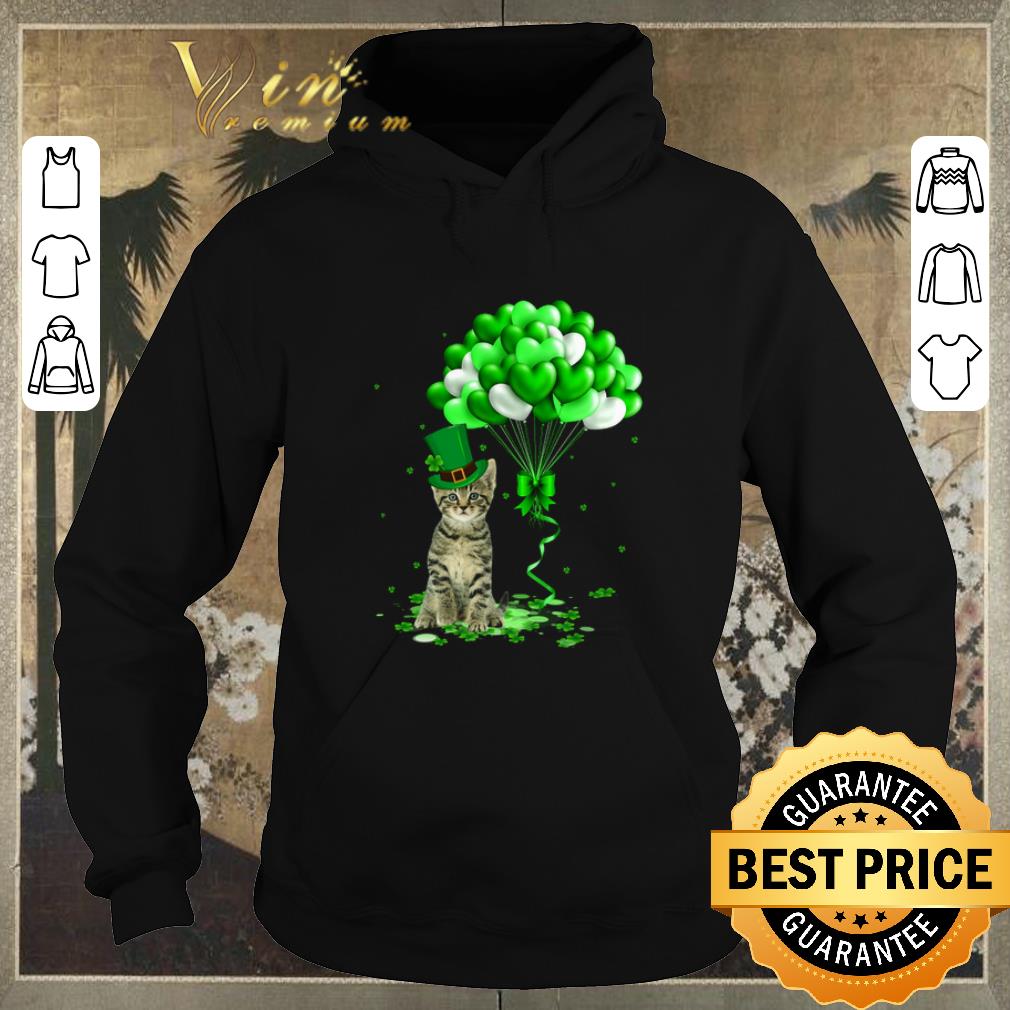 Awesome Cat balloons heart St. Patrick's Day 2020 shirt sweater Awesome Cat balloons heart St Patrick s Day 2020 shirt sweater 4 - Awesome Cat balloons heart St. Patrick's Day 2020 shirt sweater