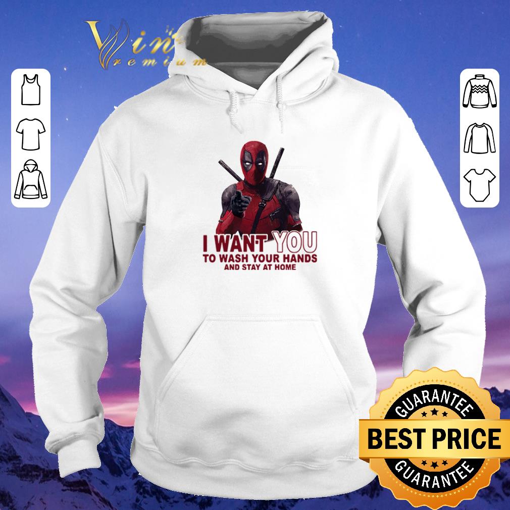 Awesome Deadpool I want you to wash your hands and stay at home shirt sweater 4 - Awesome Deadpool I want you to wash your hands and stay at home shirt sweater