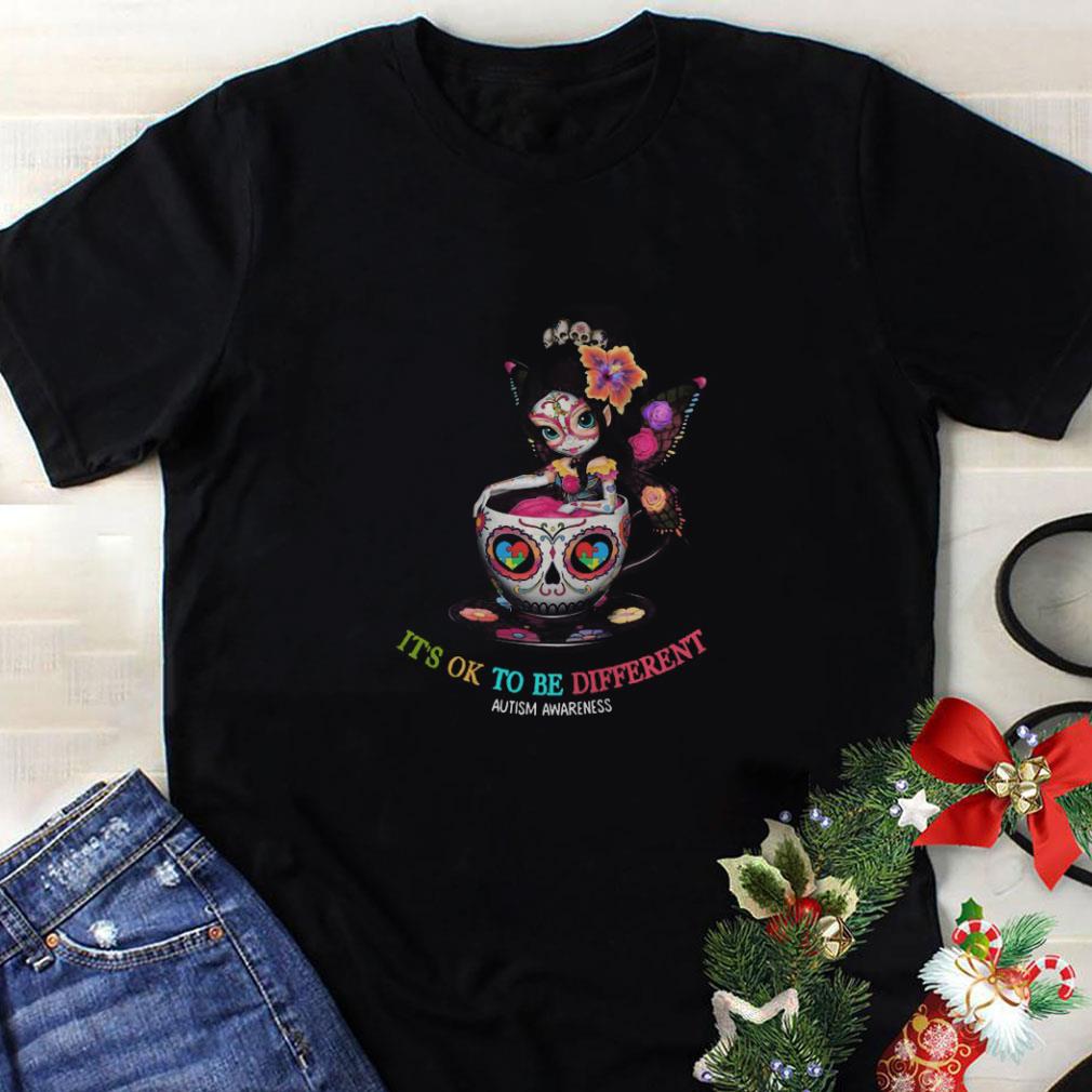 Awesome Girl Tattoos Its ok to be different autism awareness shirt 1 - Awesome Girl Tattoos Its ok to be different autism awareness shirt