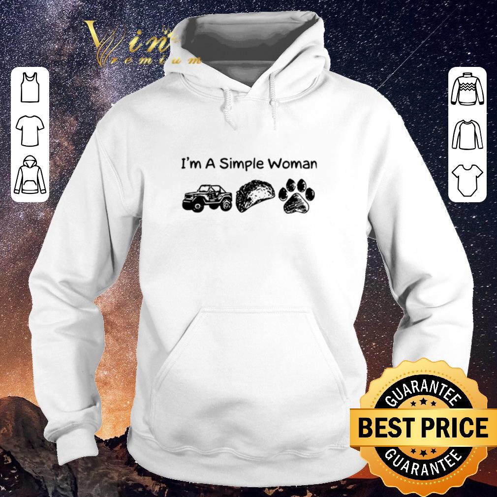 Awesome I’m a simple woman I like Heep Tacos and Dog paw shirt sweater Awesome I m a simple woman I like Heep Tacos and Dog paw shirt sweater 4 - Awesome I’m a simple woman I like Heep Tacos and Dog paw shirt sweater