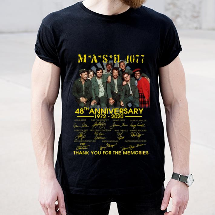 Awesome Mash 4077 48th Anniversary Thank You For The Memories Signatures shirt 4 - Awesome Mash 4077 48th Anniversary Thank You For The Memories Signatures shirt
