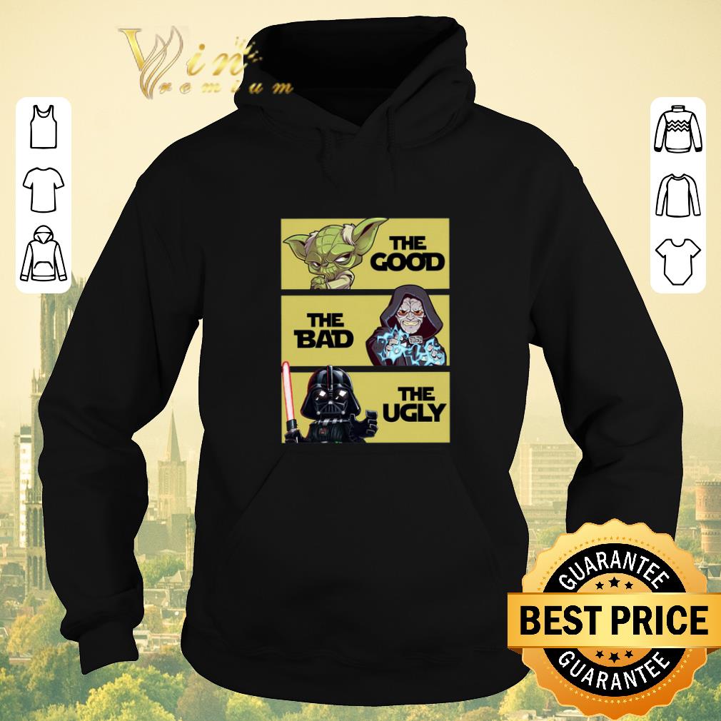 Awesome Master Yoda The Good Obi-Wan Kenobi The bad Darth Vader The Ugly shirt sweater Awesome Master Yoda The Good Obi Wan Kenobi The bad Darth Vader The Ugly shirt sweater 4 - Awesome Master Yoda The Good Obi-Wan Kenobi The bad Darth Vader The Ugly shirt sweater