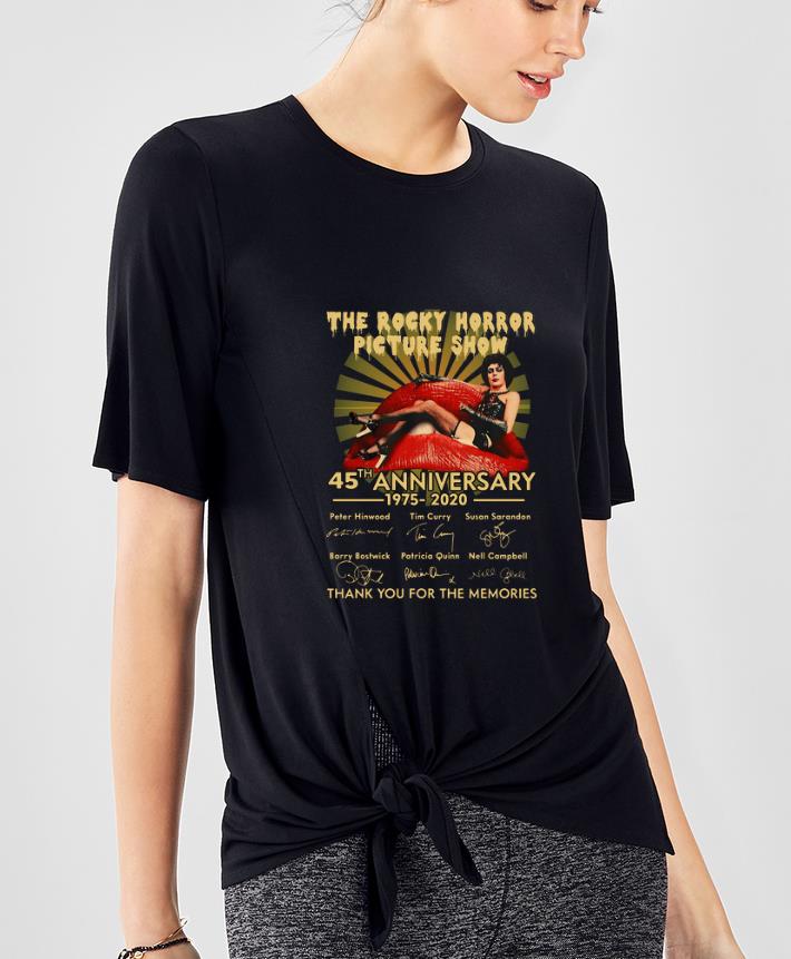 Awesome The Rocky Horror Picture Show 45th Anniversary 1975 2020 Signature shirt 4 - Awesome The Rocky Horror Picture Show 45th Anniversary 1975-2020 Signature shirt
