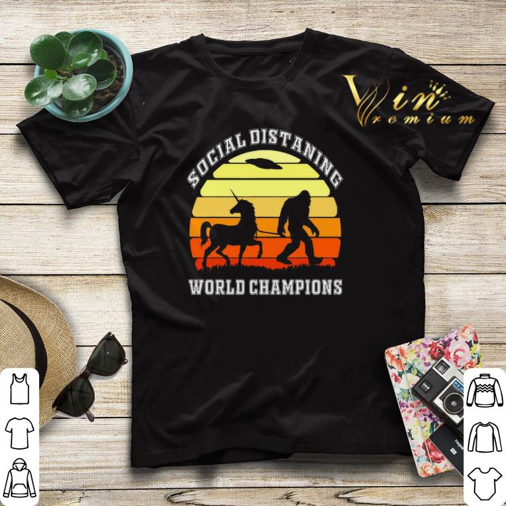 Bigfoot and Unicorn Social Distancing World Champions shirt sweater Bigfoot and Unicorn Social Distancing World Champions shirt sweater 4 - Bigfoot and Unicorn Social Distancing World Champions shirt sweater