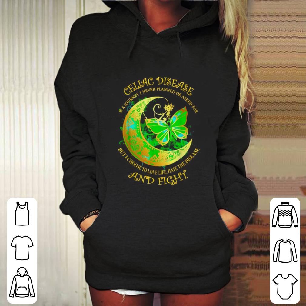 Cool Disease is a journey I never planned or asked for Butterfly Celiac shirt 4 - Cool Disease is a journey I never planned or asked for Butterfly Celiac shirt