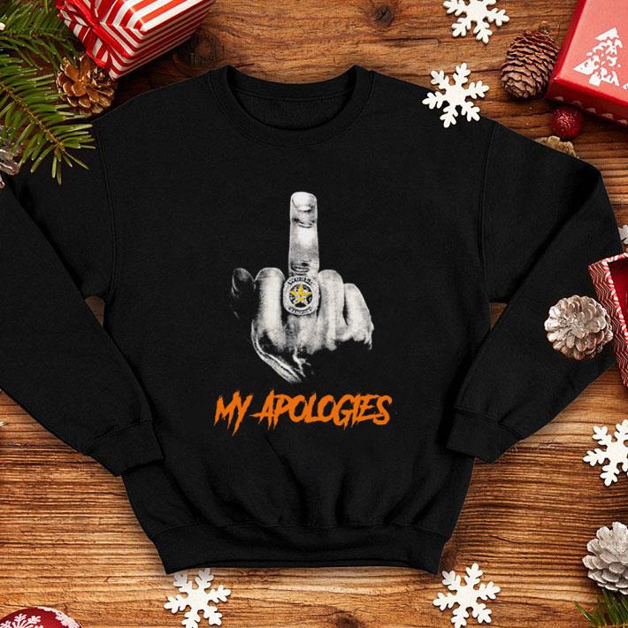 Cool Houston Astros my apologies Middle finger shirt 4 - Cool Houston Astros my apologies Middle finger shirt