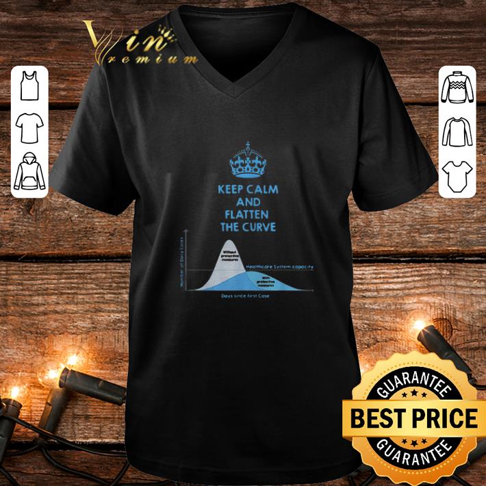 Cool Keep calm and flatten the curve healthcare system capacity shirt 4 - Cool Keep calm and flatten the curve healthcare system capacity shirt