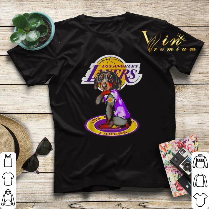 Dachshund tattoo Los Angeles Lakers Logo shirt sweater Dachshund tattoo Los Angeles Lakers Logo shirt sweater 4 - Dachshund tattoo Los Angeles Lakers Logo shirt sweater